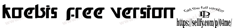 Koebis Free Version字体转换
